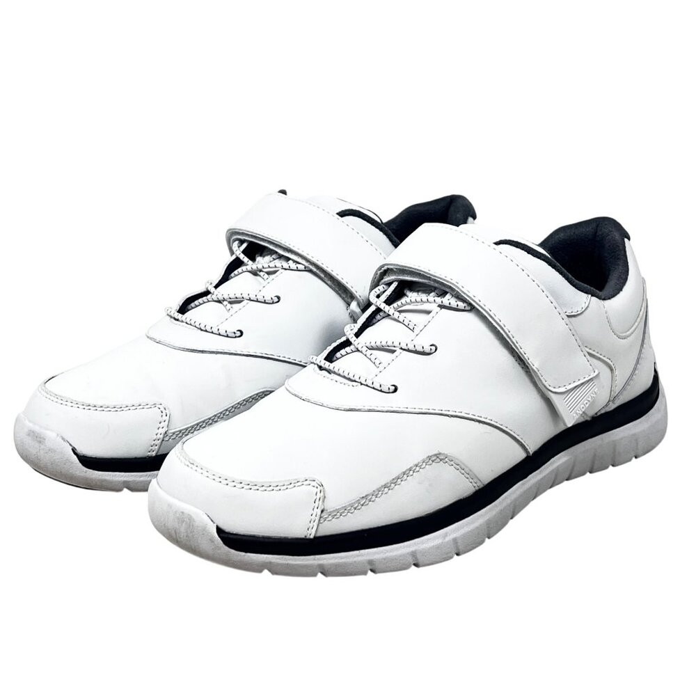 Anodyne‎ Mens White Leather Comfort Diabetic Shoes Size 8M
